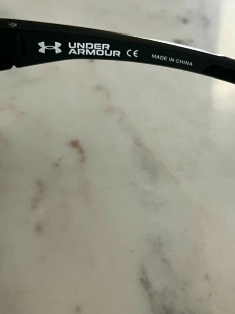 UNDER ARMOUR UA Blitzing Wrap Sunglasses, Shiny Jet Gray/Gray, New in Box